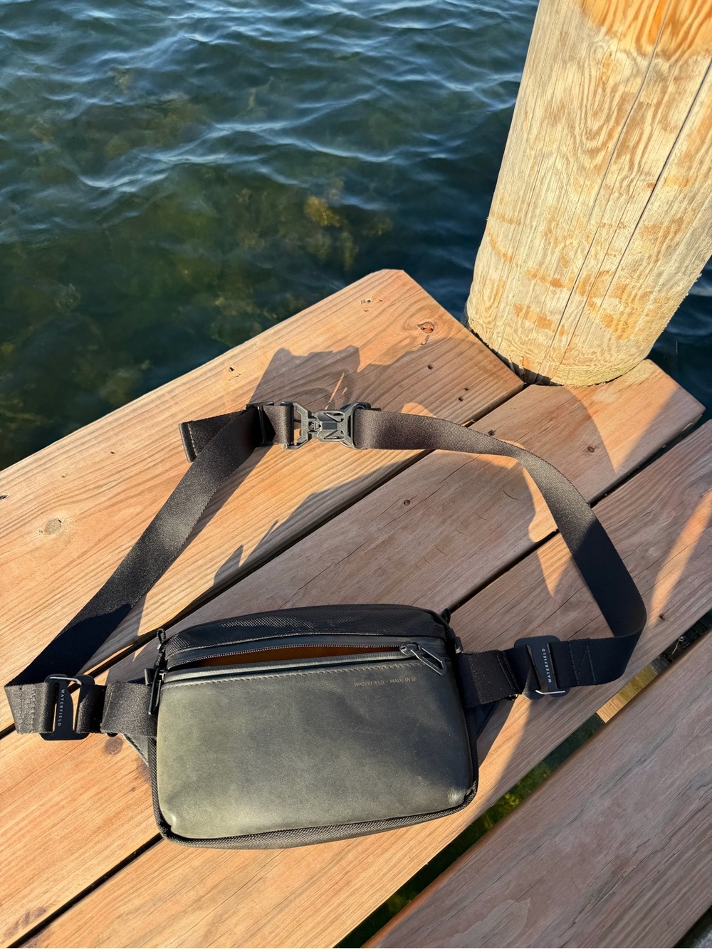 Water field made in San Francisco Sling bag